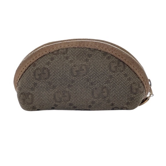 Gucci Handbags - Gucci RARE Mini Vintage GG Logo Brown Canvas Coin Pouch